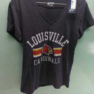 NEW WOMENS GEAR LOUISVILLE CARDINALS SHIRT SZ XL S